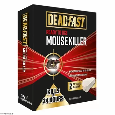Deadfast RTU Mouse Killer Bait Station (Twin Pack)