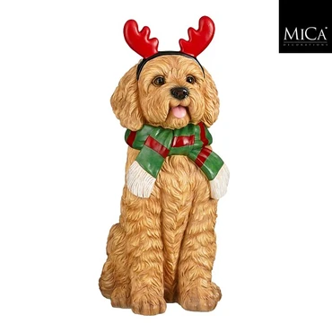Decoration Dog Labradoodle Brown 