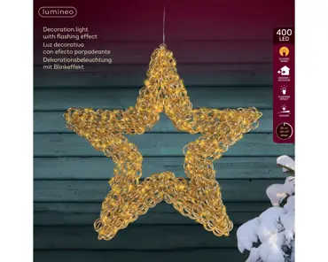 Decorative Star with 400 Micro LEDs - image 1