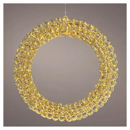 Decorative Wreath with 400 Micro LEDs - image 3