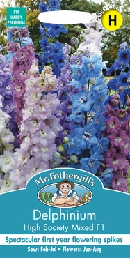 Delphinium High Society Mixed F1 - image 1