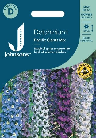 Delphinium Pacific Giants Mix - image 1