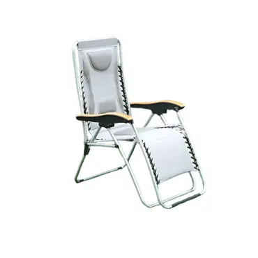 Deluxe Zero Gravity Relaxer Light Grey Chair - image 1