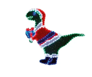 Dinosaur Tinsel Rope Light 240 Leds 1.2m X 97cm 