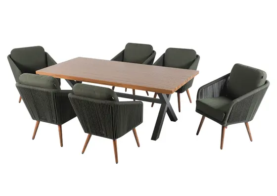 Eden Rectangular 6 Seat Dining Set - image 1