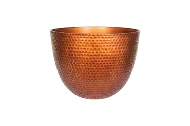 elements copper effect pot 38cm