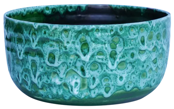 Emerald Reactive Glaze Bowl H12.5CM D25CM