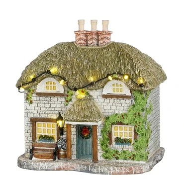 English Cottage Battery Operated H 18.5cm