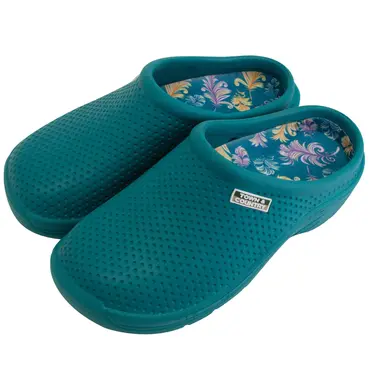 Eva Cloggie shoes teal size 5 - image 2