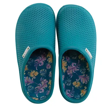 Eva Cloggie shoes teal size 8 - image 2