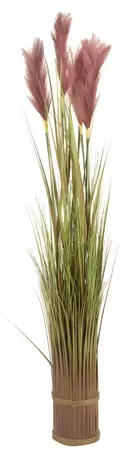 Faux Bouquet -Lilac Grass Tails 70cm