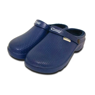 Fleecy Eva Cloggies Shoes Navy Size 8 - image 4