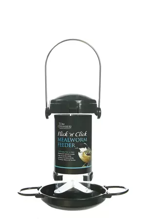 flick n click mealworm feeder