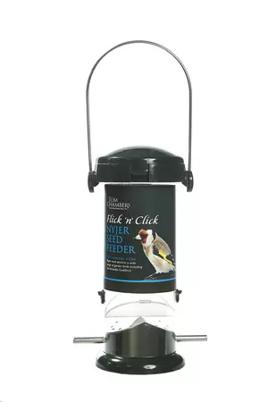 flick n click nyjer seed feeder