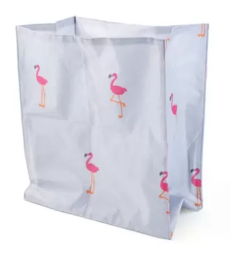 Floating Flamingo Crinkle Bag 