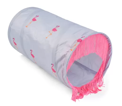 Floating Flamingo Crinkle Tunnel