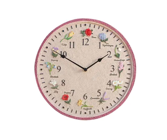 Flora Wall Clock 12in - image 2