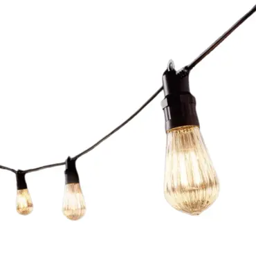 Fluted Festoon String Lights - Warm White - Set Of 20