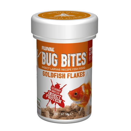 Fluval Bug Bites Goldfish Flakes 45g