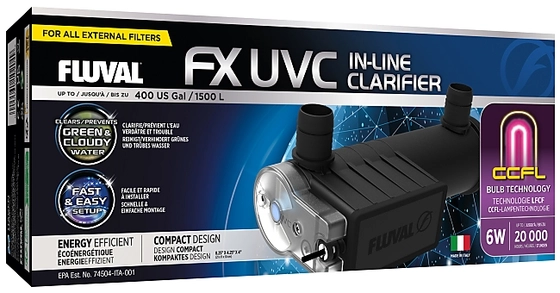 Fluval FX UVC In-Line Clarifie