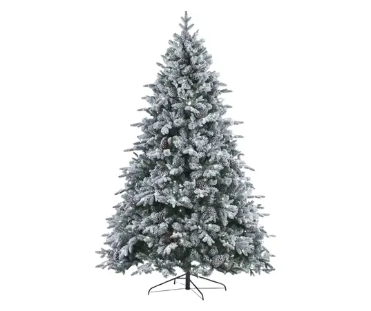 Frosted Winterfold Fir Prelit 225cm/7.5ft - image 1