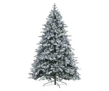 Frosted Winterfold Fir Prelit 225cm/7.5ft - image 1