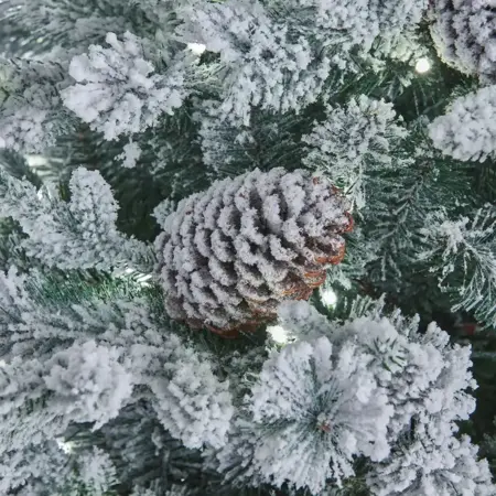 Frosted Winterfold Fir Prelit 7.5ft/225cm - image 3