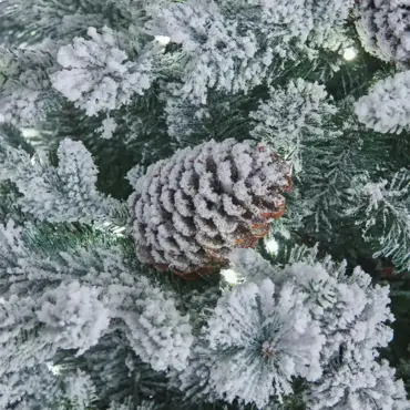 Frosted Winterfold Fir Prelit 7.5ft/225cm - image 3