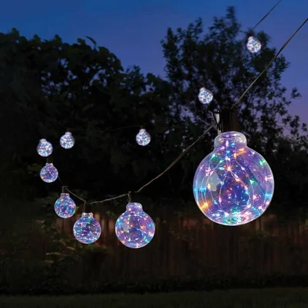 Galaxy Festoon Firefly String Lights - Multi Coloured - Set Of 20 - image 2