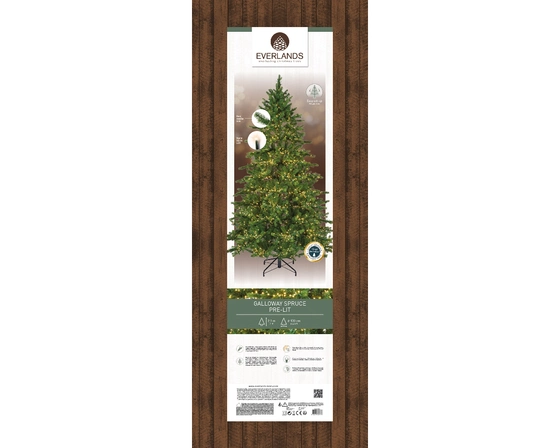 Galloway Spruce Prelit 210cm/7ft - image 2