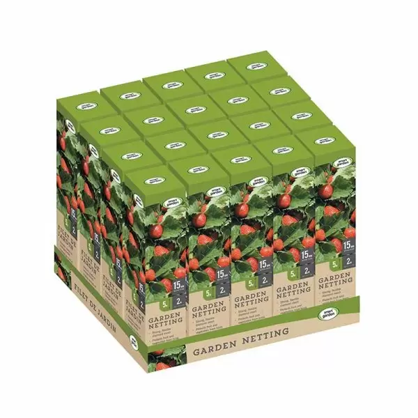 Garden Netting Green 15MM Mesh 2 x 5m Hanleys of Cork