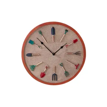 Garden Tools Clock 12" - image 1