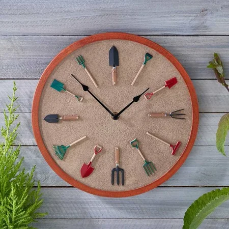 Garden Tools Clock 12" - image 2
