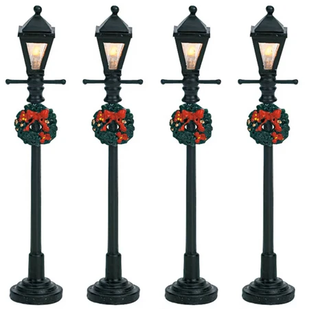 Gas Lantern Street Lamp (Set Of 4)