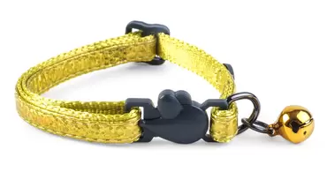 Gold Bling Adjustable Wonderlust Cat Collar
