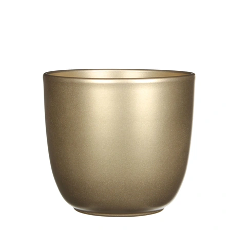 Tusca Gold  Houseplant Pot H18.5XD19.5CM