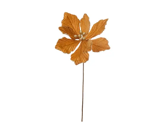 Gold Velvet Magnolia Stem (40cm) - image 1