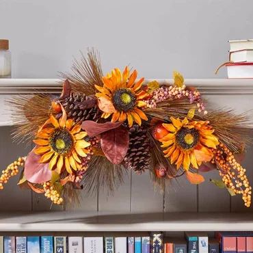 Golden Sunflower Festoon 70cm - image 1