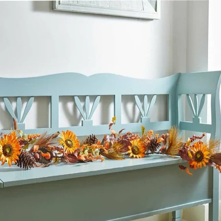 Golden Sunflower Garland 180cm - image 2