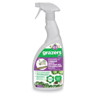 Grazer G3 White Cabbage Butterfly, Caterpillers & Aphids RTU Gun 750ml