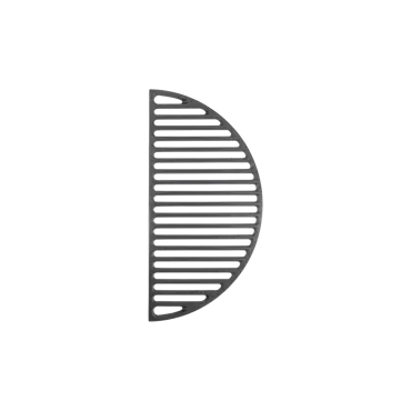 Grill Guru Cast Iron Half Moon Grill Large