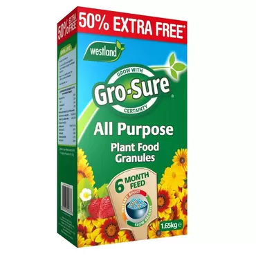 Gro-Sure 6 Month Slow Release Plant Food 1.1kg + 50% Extra Free