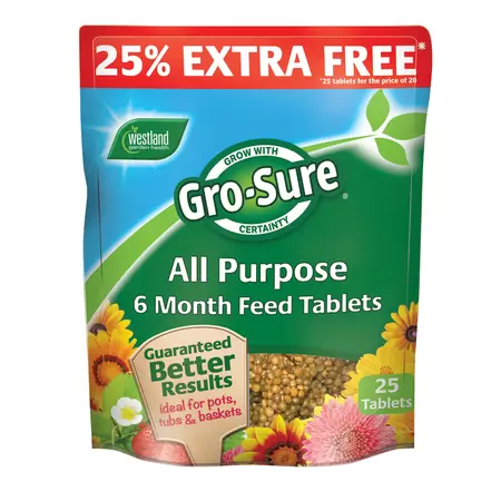 Gro-Sure All Purpose 6 Month Feed Tablets Pouch 25%Ef