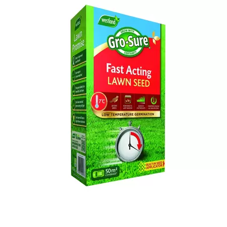 Gro-Sure Fast Acting Lawn Seed 50m2