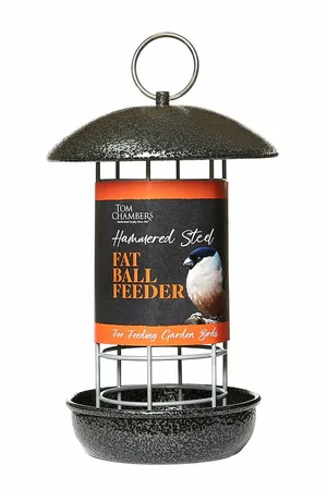 Hammered Steel Fat Ball Feeder