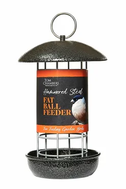 Hammered Steel Fat Ball Feeder
