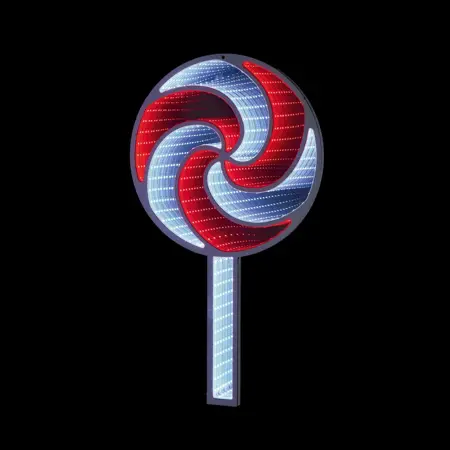 Hanging Lollypop Infinity Mirror 60cm - image 2