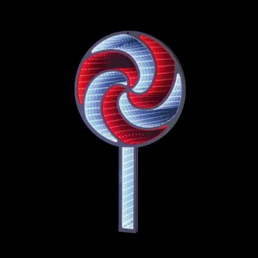 Hanging Lollypop Infinity Mirror 60cm - image 2