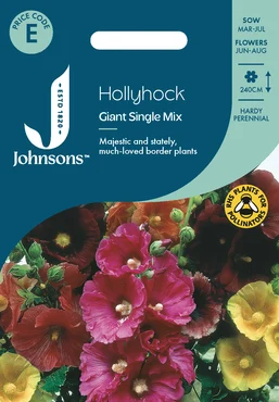 Hollyhock Giant Single Mix - image 1
