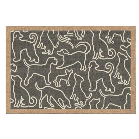 Howler & Scratch Patterned Outlined Dogs 50x75 - image 1